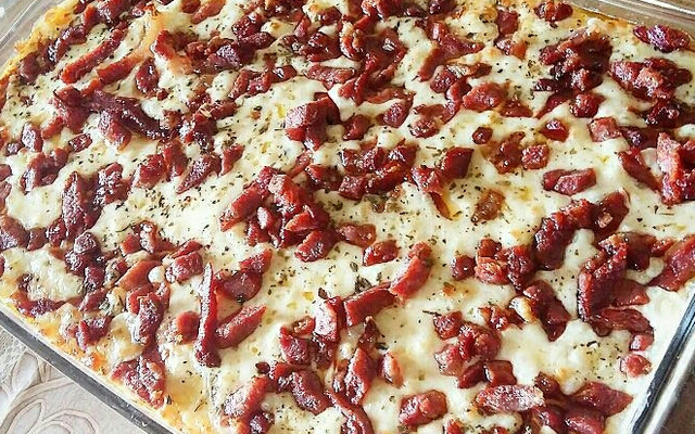 Torta salgada de aipim