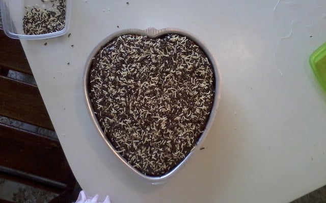 Bolo de chocolate de liquidificador