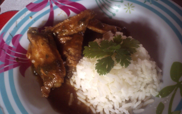 Coxinha da asa na cerveja preta