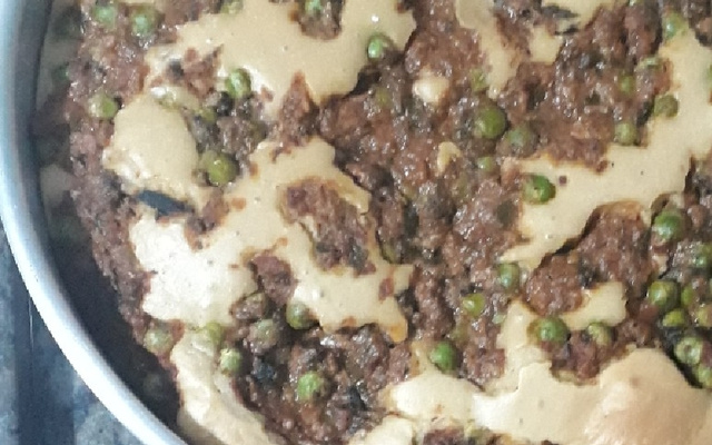 Bolo de sardinha de liquidificador