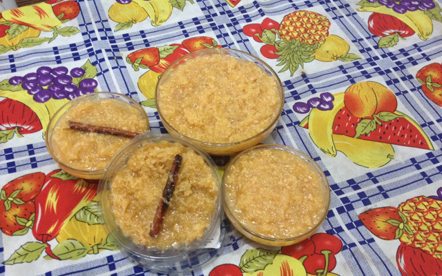 Doce de mamão com leite