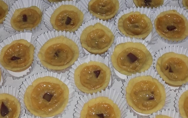 Empada de goiaba e leite condensado