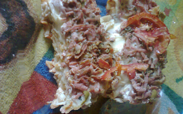 Macarrão talharim de forno