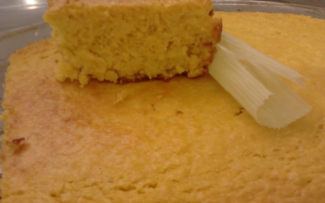 Bolo de milho verde cremoso