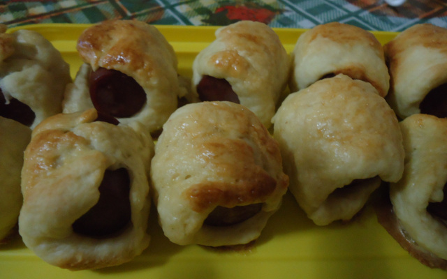 Enroladinho de salsicha fofinho