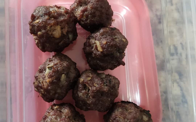 Almôndegas sem ovo, sem leite e sem glúten