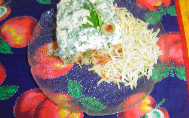 Torta de pão de forma do Lúcio Cezar