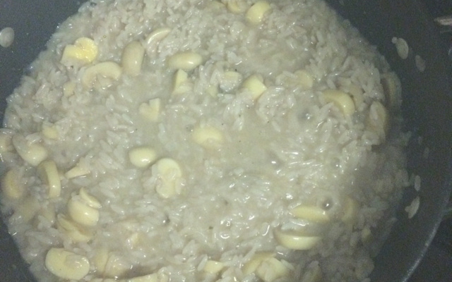 Risoto com cogumelos