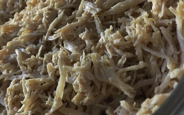 Peito de frango termogênico desfiado na panela de pressão - superfit