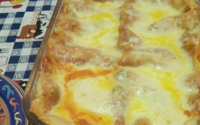 Lasanha quatro queijos