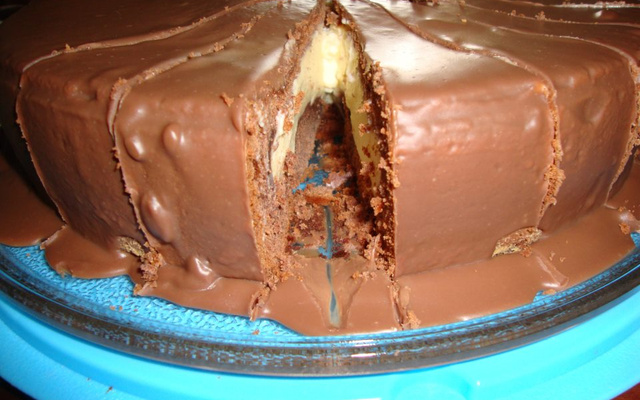 Bolo bomba de chocolate