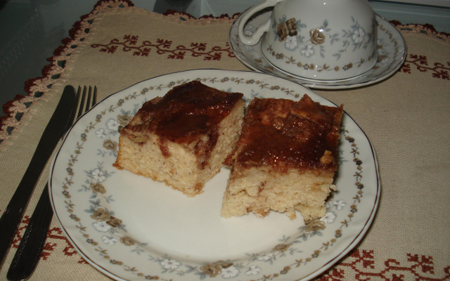 Bolo de banana com chocolate maravilhoso