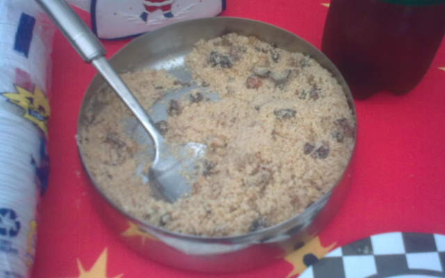 Farofa com castanha portuguesa