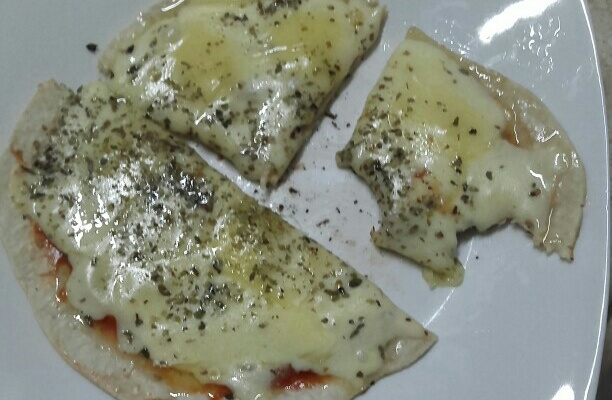 Pizza de frigideira rápida