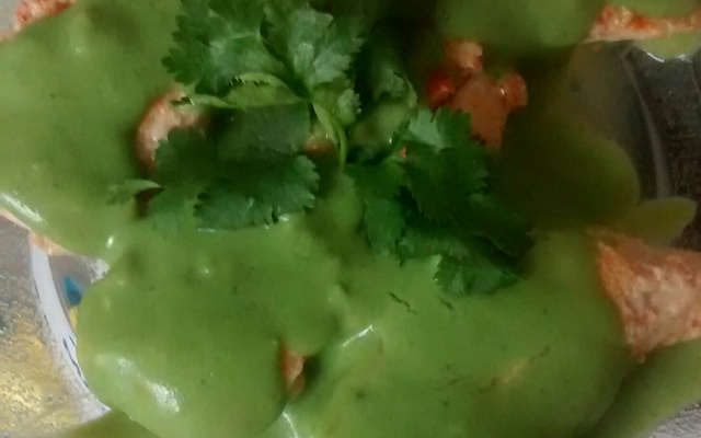 Frango com creme de espinafre da Suka