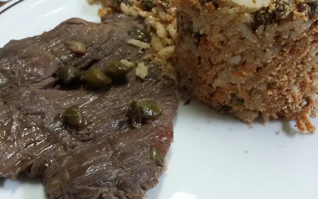 Filé à Osvaldo Aranha nobre