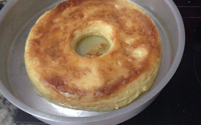 Pudim de micro-ondas