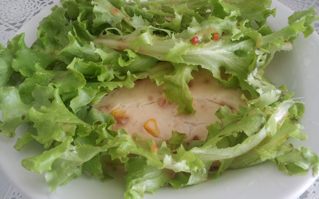 Peixe com milho
