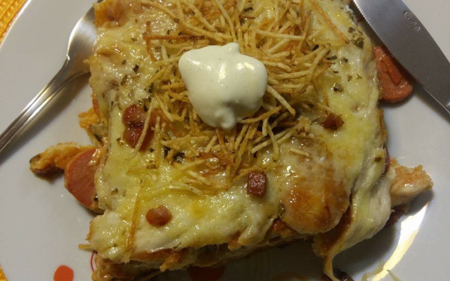 Cachorro quente de forno do Carlos