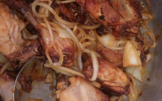 Frango mix caramelado