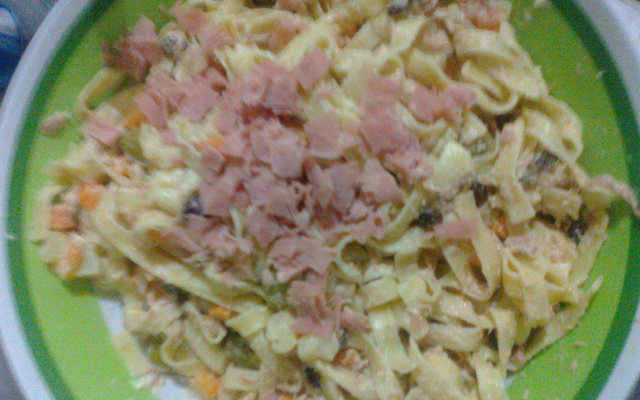 Salada de macarrão do Nilto