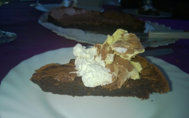 Torta de chocolate intenso