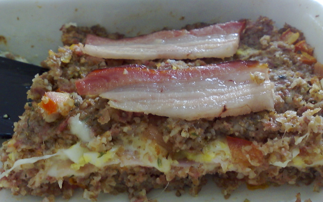 Quibe assado recheado