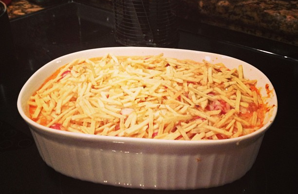 Cachorro quente de forno