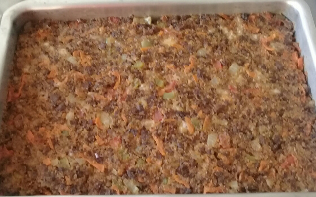 Kibe de forno vegetariano