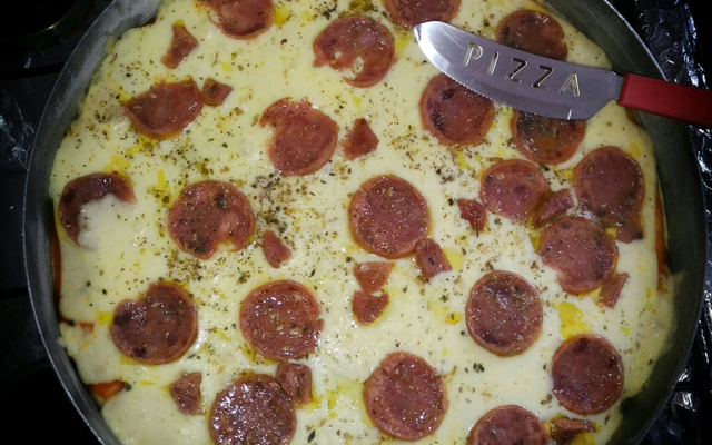 Pizza de liquidificador