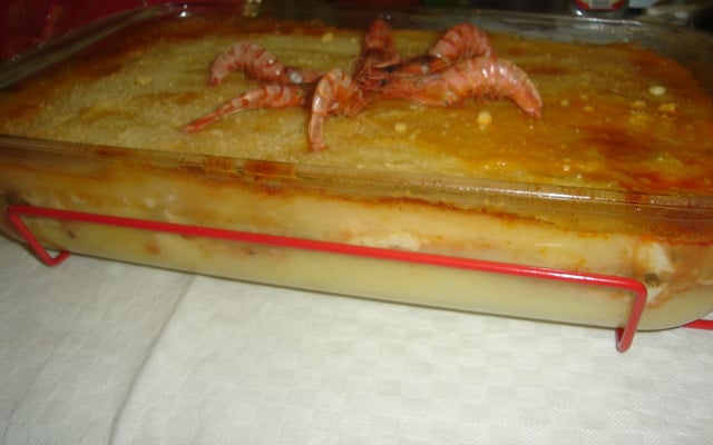 Escondidinho de camarão