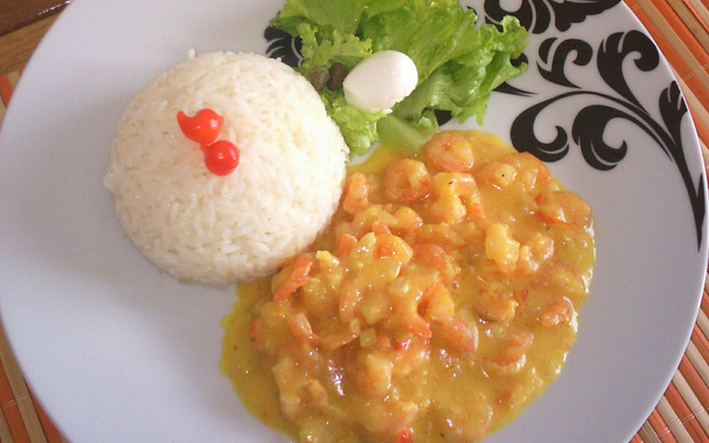 Camarão ao leite de coco