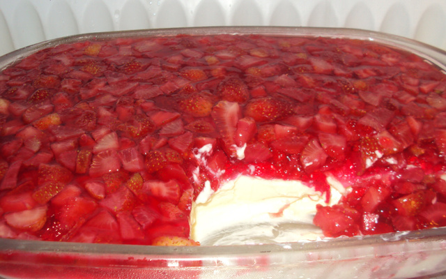 Sobremesa de gelatina