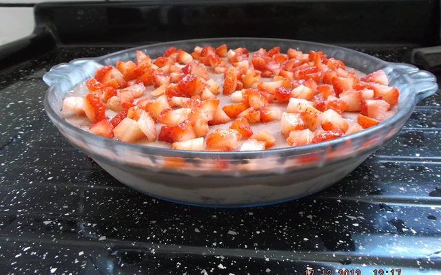 Delicia gelada de morango