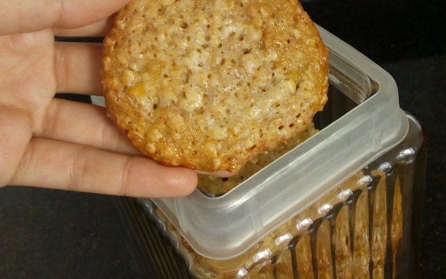 Cookie de aveia com banana