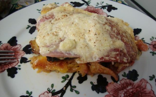 Lasanha de banana da terra