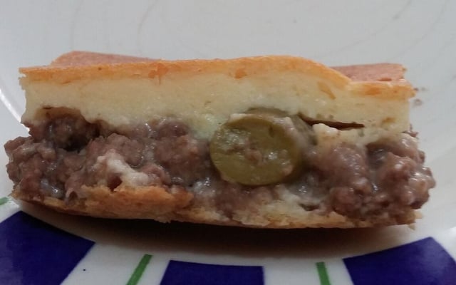 Torta de carne moída (liquidificador)