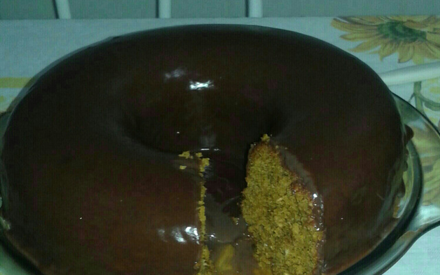 Bolo de cenoura com aveia integral