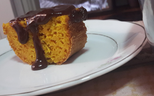 Bolo de cenoura Sanclair