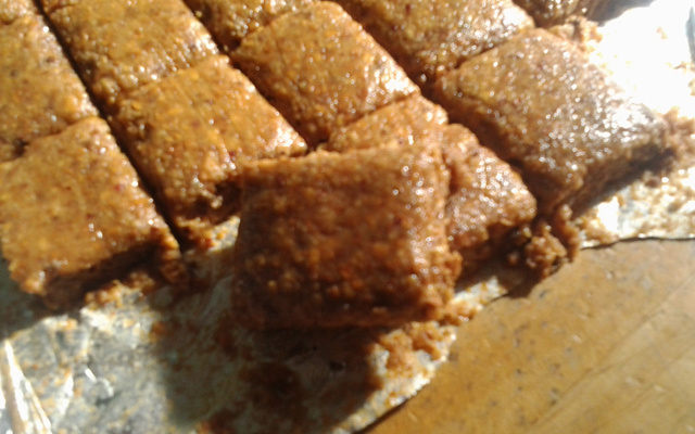 Paçoca de amendoim e bolacha