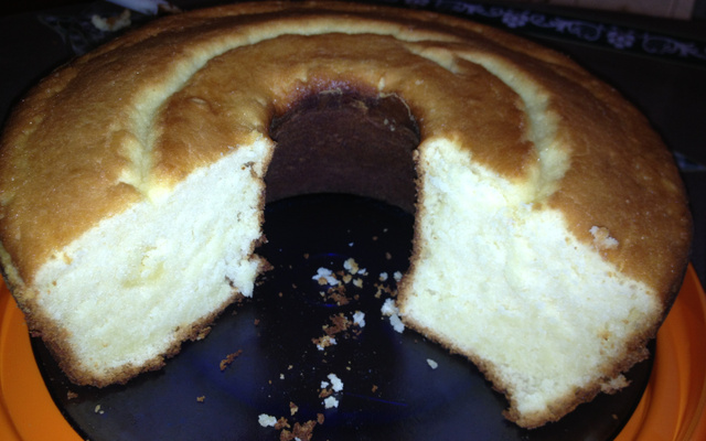 Bolo fofo de massa puba - Alagoano