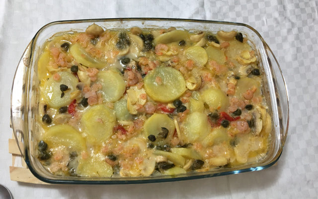 Filé de tilápia ao leite de coco