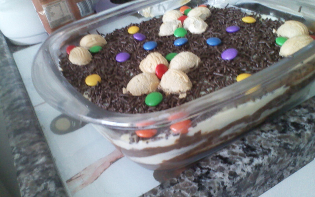 Pavê de biscoito Bono