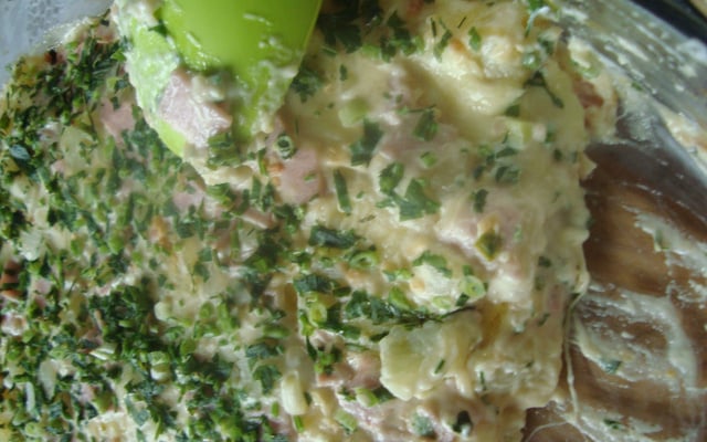 Batata gratinada da Biu