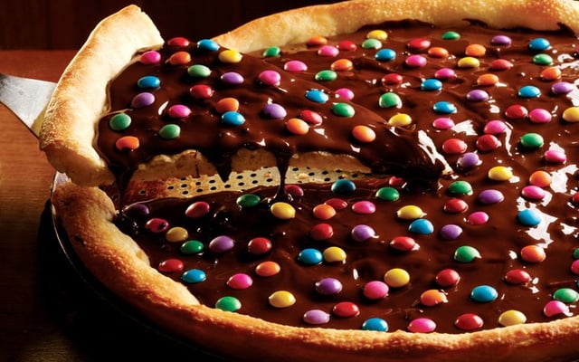 Pizza de chocolate