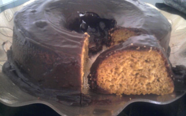 Bolo de cenoura light com linhaça e aveia