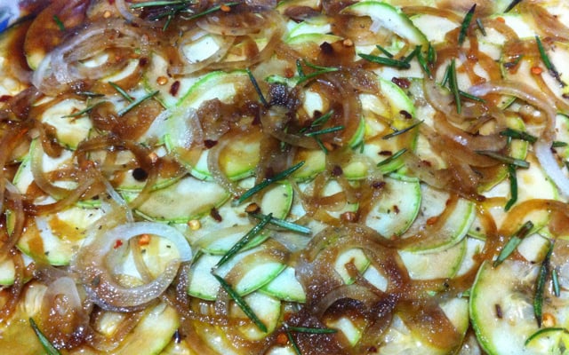 Carpaccio de abobrinha