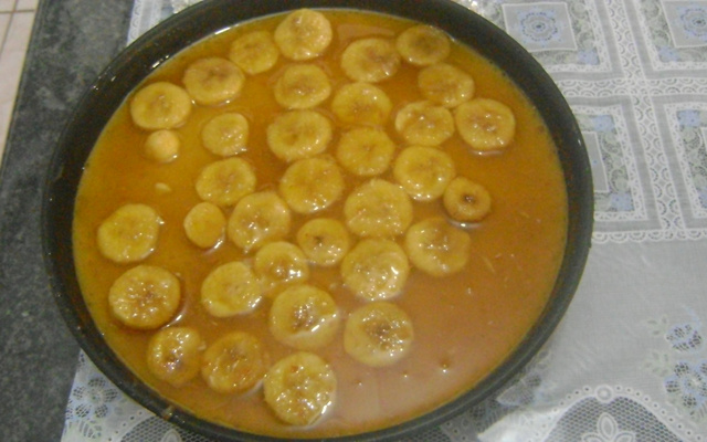 Torta mousse de banana