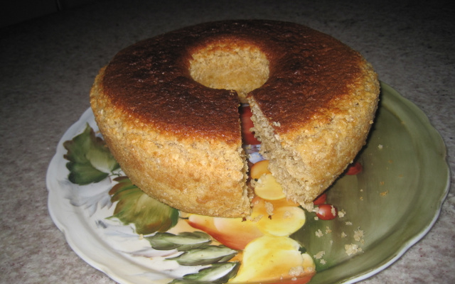 Bolo de queijo e coco