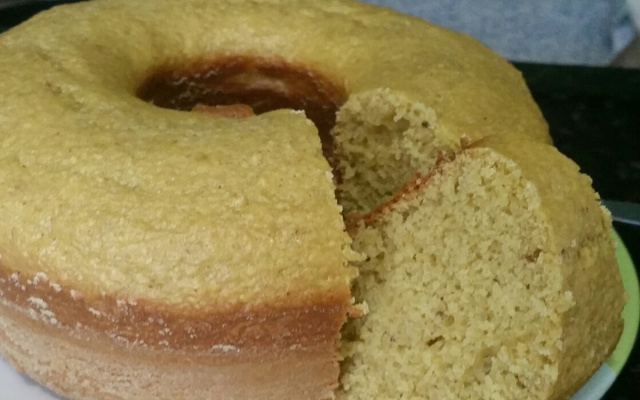 Bolo de aveia com laranja